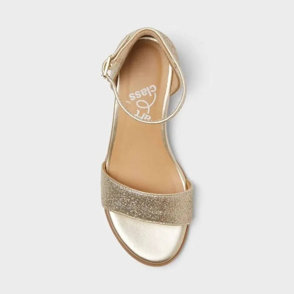 Art Class - Kids' Fannie Heeled Sandals - art class Gold 2 Gold